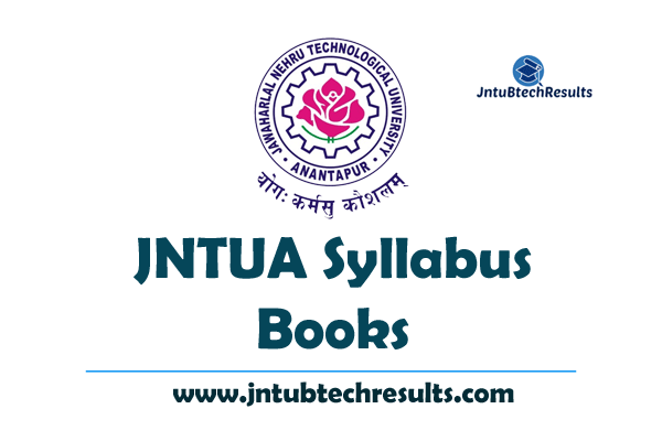 JNTUA Syllabus Books