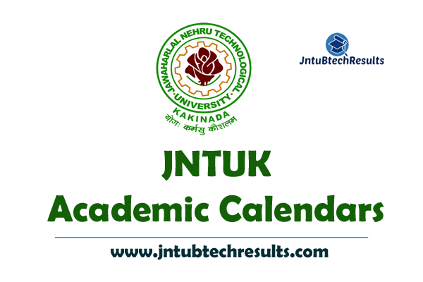 JNTUK Academic Calendars 2023